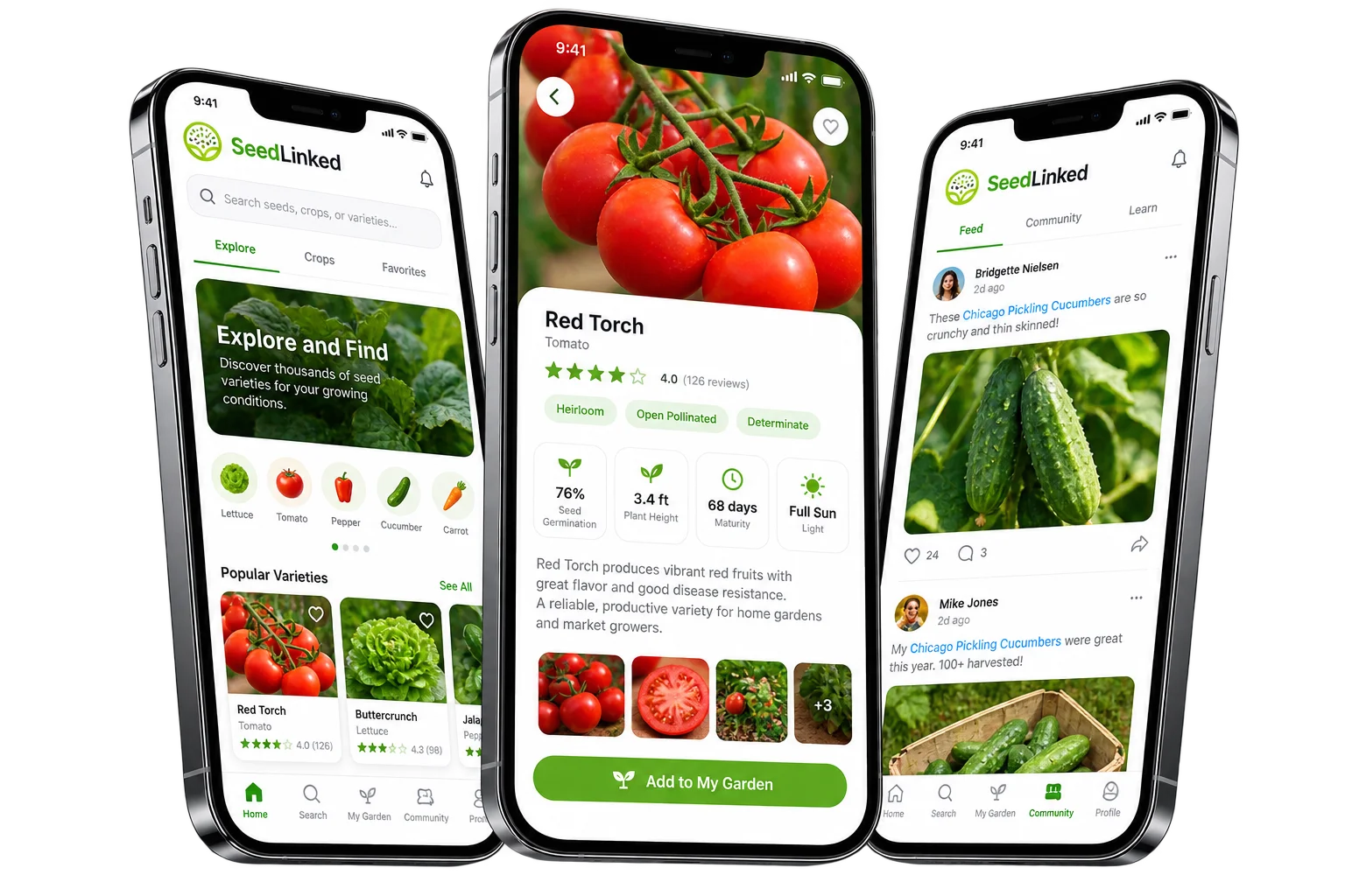 SeedLinked seed discovery and comparison mobile app